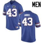 Men's Florida Gators #43 Glenn Jarriel NCAA Nike Blue Authentic Stitched College Football Jersey MVT5762UD